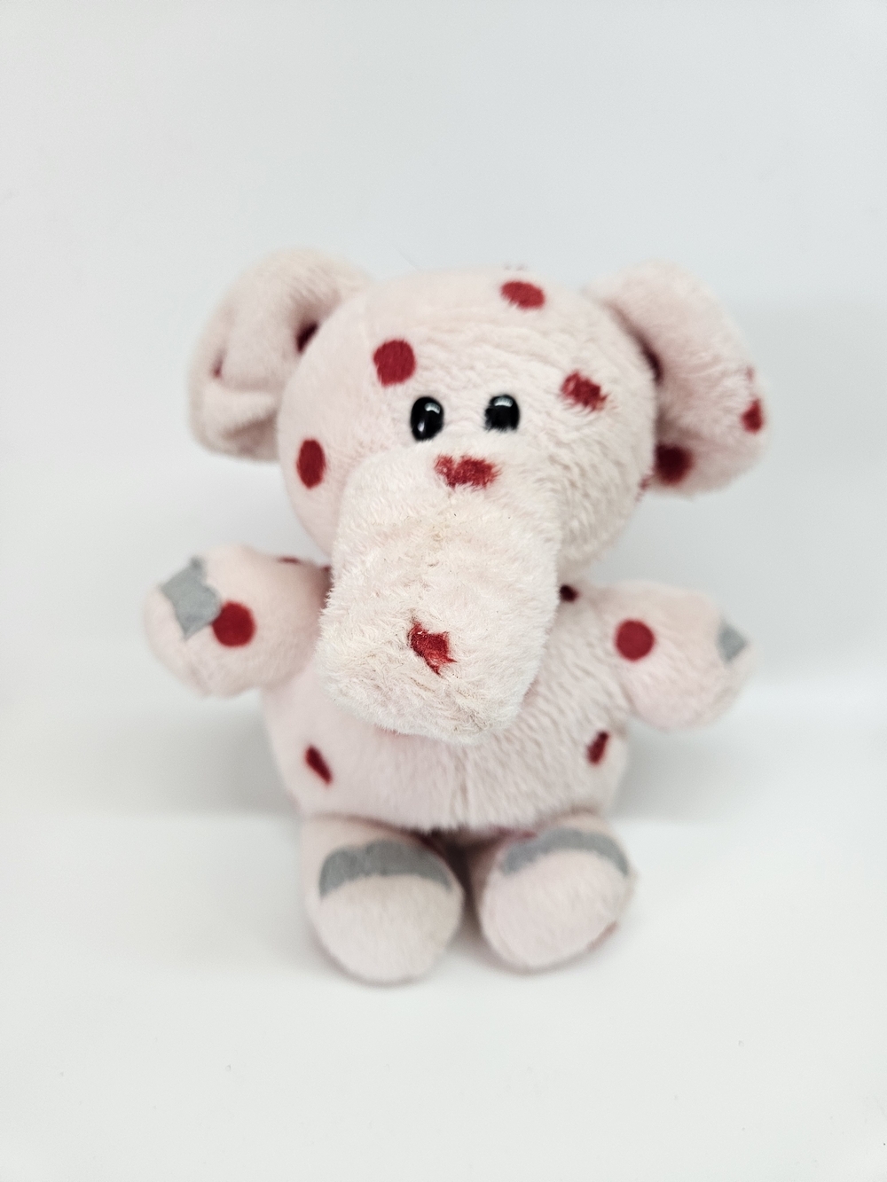VINTAGE Stuffins CVS Rudolph Misfit Toys Pink Spotted Elephant 7" Plush 1998